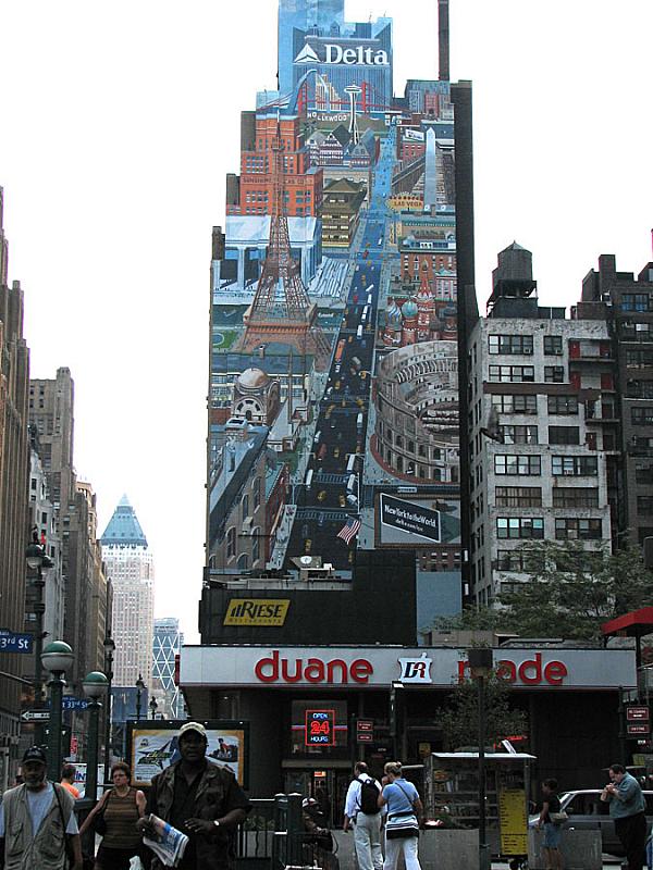 Mural near Madison Square Garden