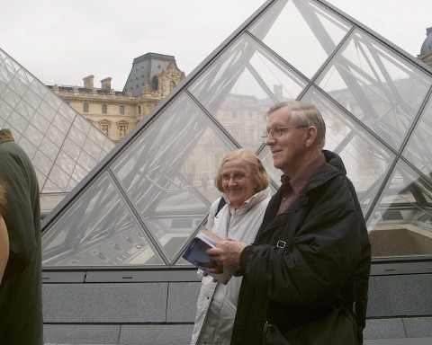 Queuing for the Louvre