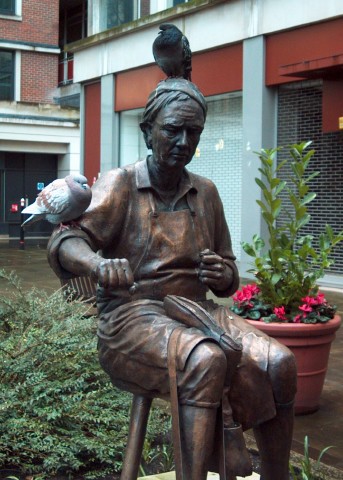 Cordwainer and two fat pigeons