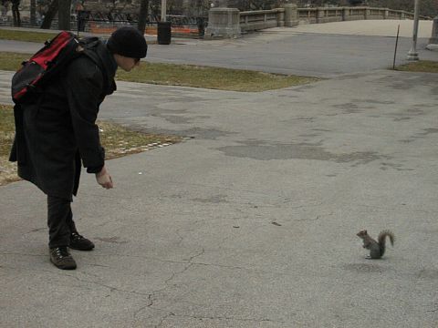 PM and squirrel