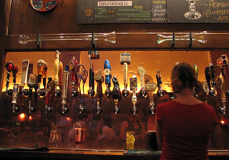 Wall of beer