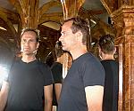 PM in the mirror maze.