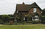 Lodge at the entrance to the deer park