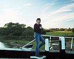 Sue on the canal
